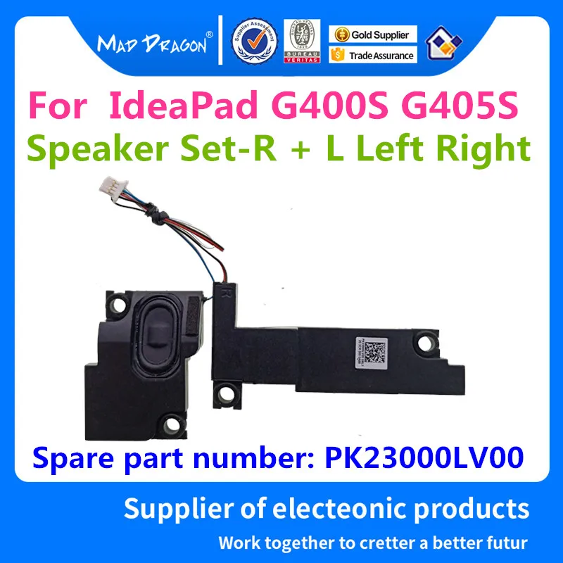 

MAD DRAGON Brand Laptop New Original Speaker Set-R + L Left Right for Lenovo IdeaPad G400S G405S Speaker PK23000LV00