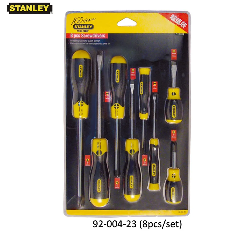 Stanley 8pcs 6pcs slotted phillips magnetizer kit screwdriver precision universal screwdriver set hand tools Cr.v steel