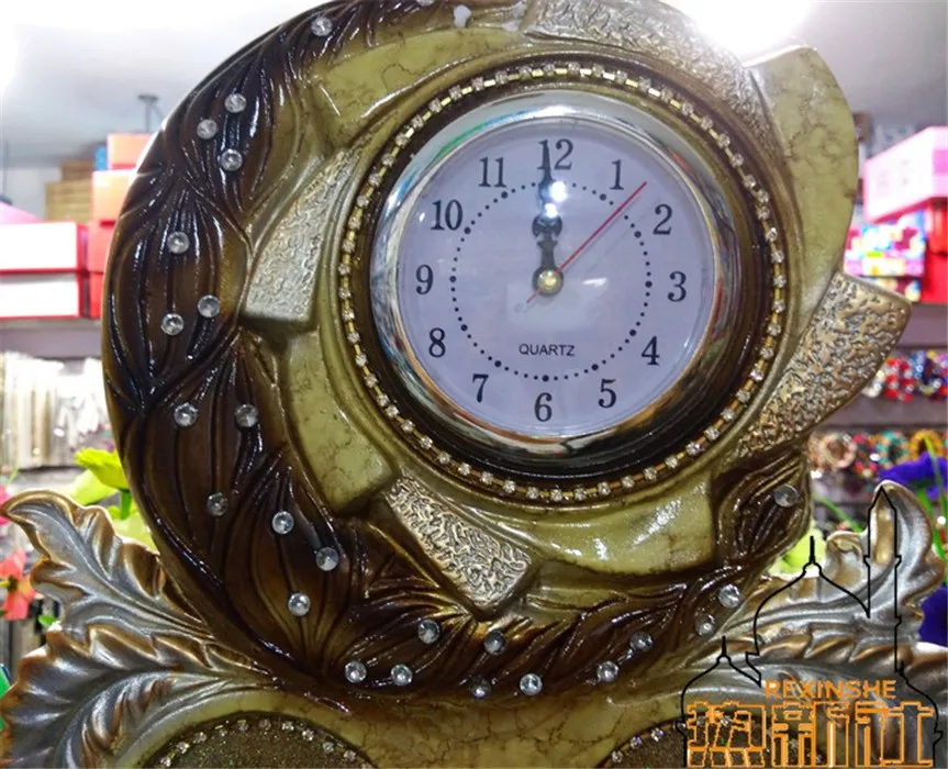 Xinjiang Halal Restaurant decoration high-grade ceramic diamond watches watches the Quran Home Furnishing Muslim furnishings