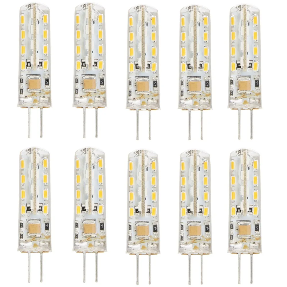 10PCS/Lot LED G4 Bulb Mini Corn Bulb AC 220V 32LED Warm White 2700K 2W LED Replace 20W Halogen Bulb