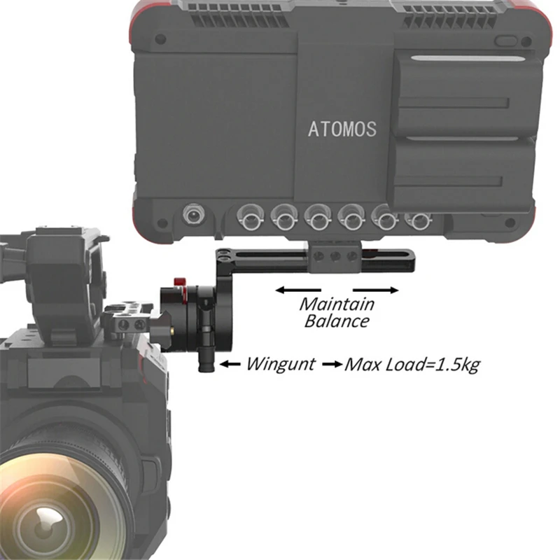 SmallRig EVF Mount с НАТО Рельсом для крепления EVF/монитора/камеры Rig -2113