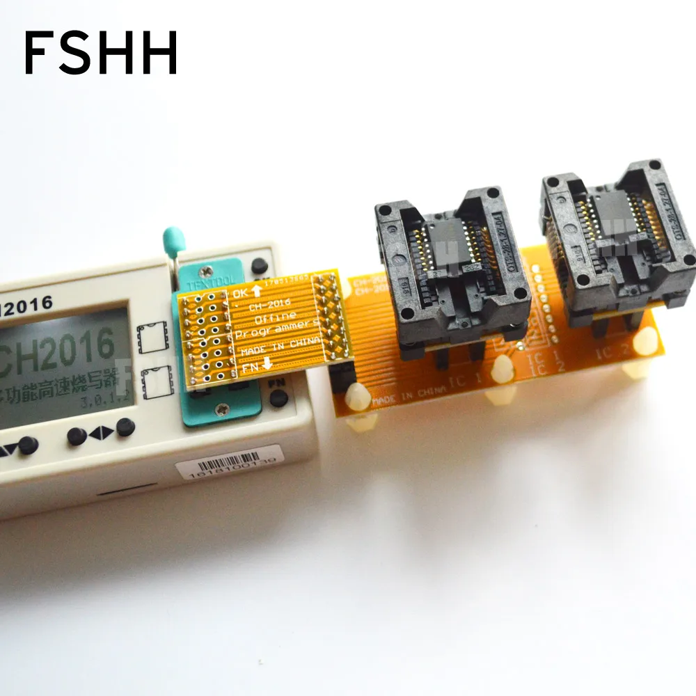 Imagem -02 - Programador de Flash Usb Spi Ch2023 Soquete de Teste Sop16 Mais 300mil Sop16 Programador Drag 2