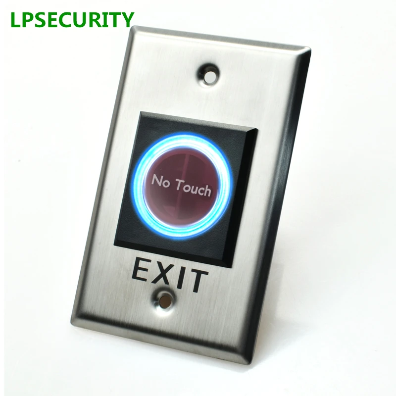 NO NC infrared sensor exit button door release no touch palm shape model for gate door access control