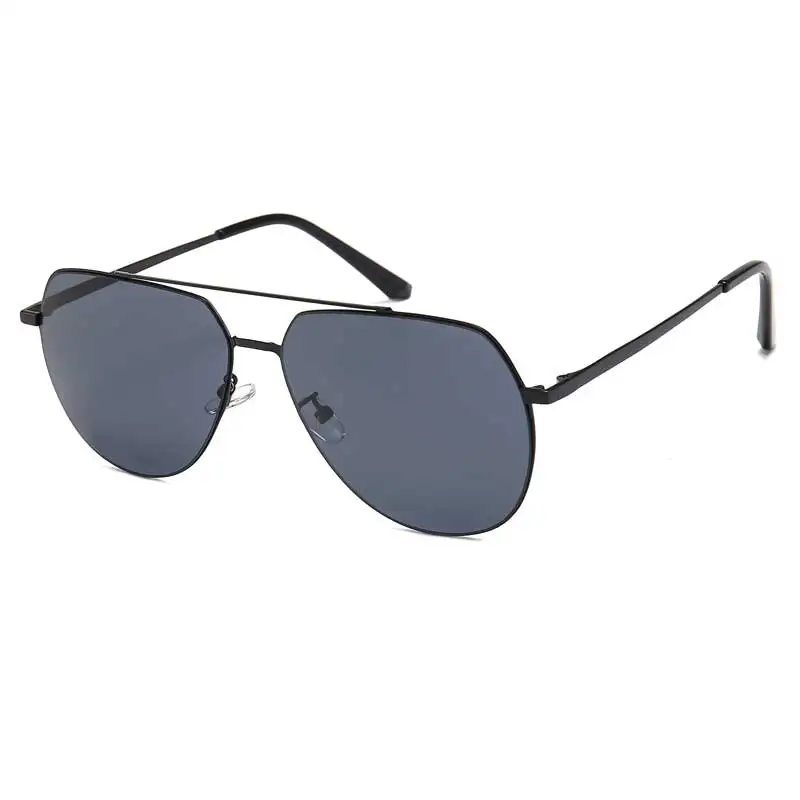 Youtop óculos de sol com lentes quadradas para homens, óculos de sol com lentes polarizadas, estilo piloto, da moda, 7025