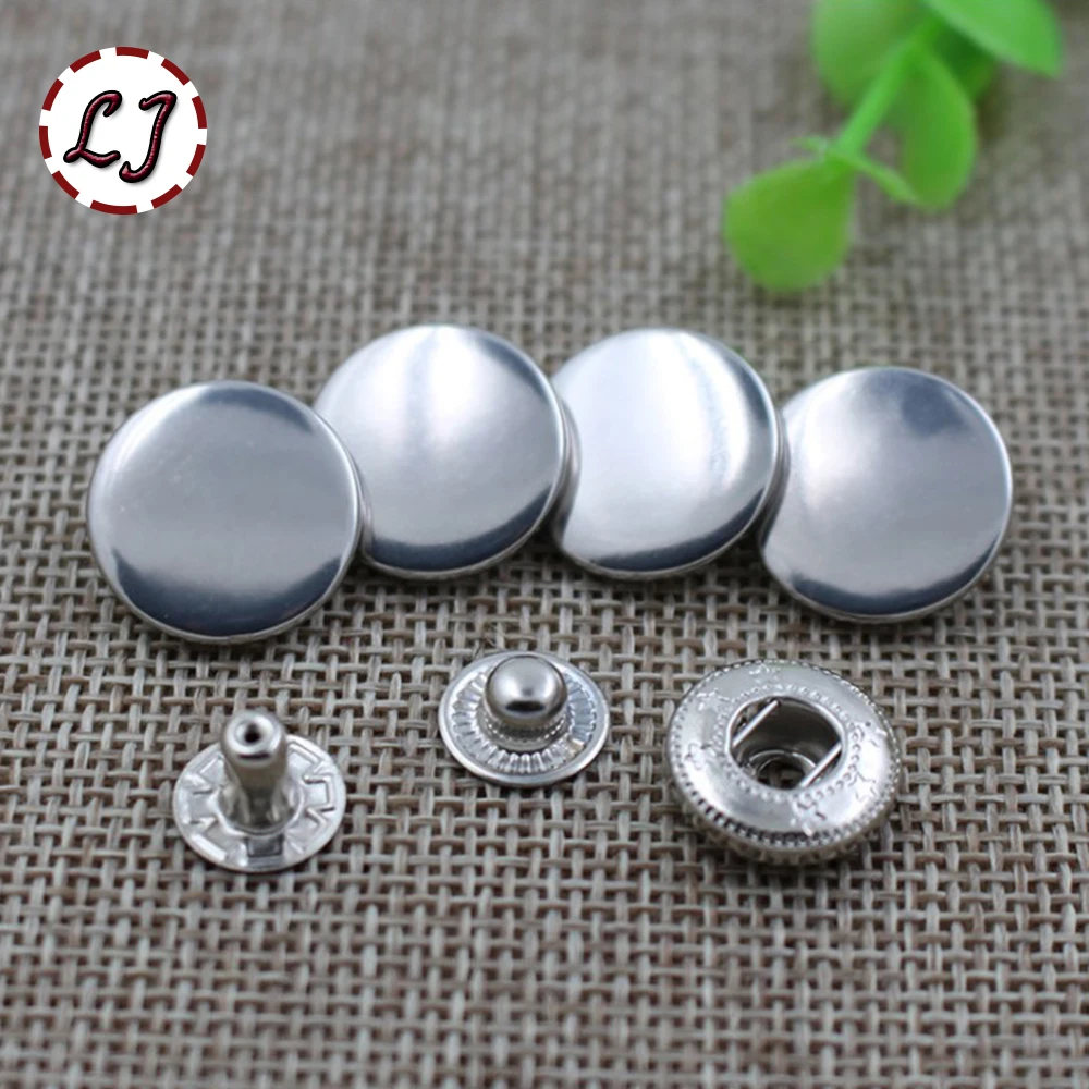 4 colors(each 30sets) Snap Buttons+4 Tools Metal Press Studs Snap Fasteners for Sewing Leathercraft Clothes Bags Bracelet Belt