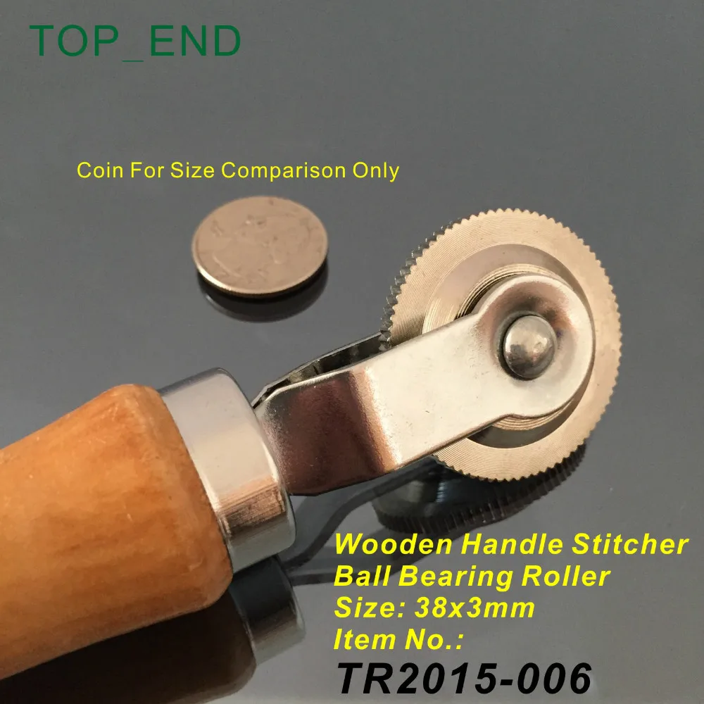 38x3mm Ball Bearing Roller,Wooden Handle Stitcher,Free Shipping,Professional Tire Repair Tool for Garage,Tire Repair ServiceShop