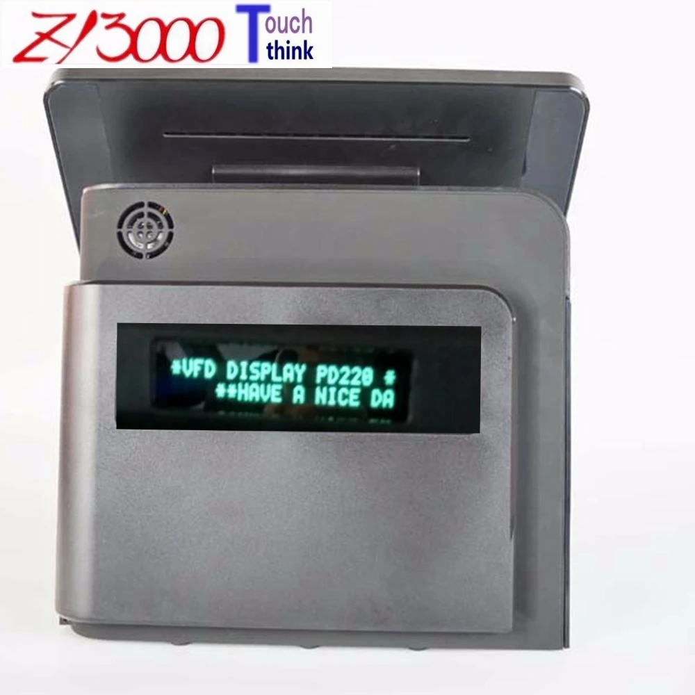 Nuovo magazzino I5 4200 15 pollici capacitivo Dello Schermo di tocco tutto in un unico Terminale POS Con MSR lettore di schede e VFD display cliente