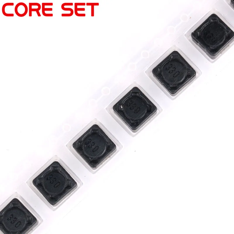 65pcs 13Values Shielded Inductor SMD Power Inductors Assortment Kit 2.2UH-680UH 7*7*4MM CDRH74R