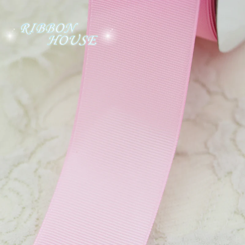 (Confezione Da 10M) Nastro Grosgrain Rosa Da 40Mm Per Confezioni Regalo E Decorazioni Natalizie All'ingrosso