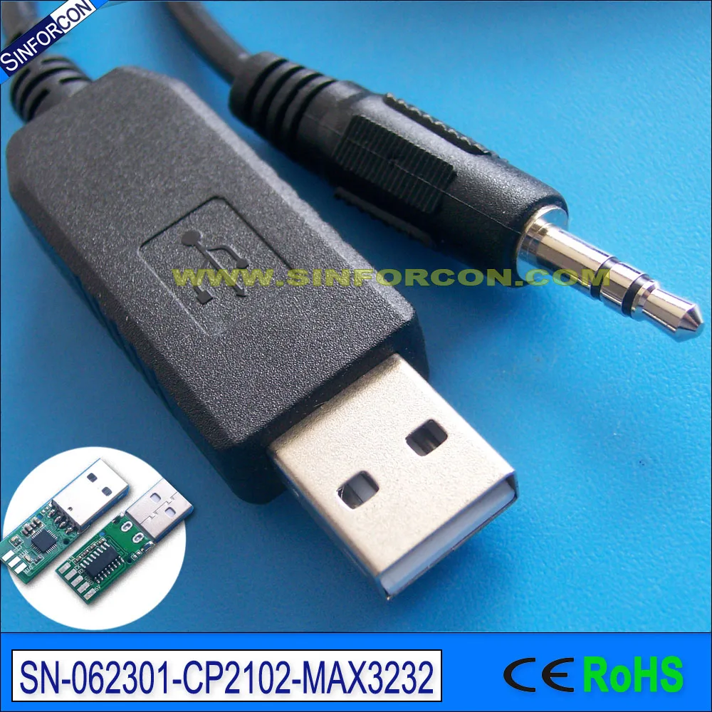 Silabs CP2102 USB RS232 Cable for Harvest Inspector Alert V2 Surface Contamination Meter