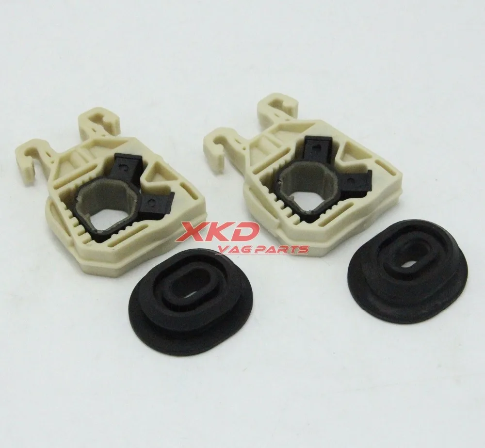 Lower&Upper Radiator Mount Bracket Set For V-W Golf R32 GTI Rabbit A-UDI A3 TT  5Q0 121 367 E  1K0 121 367 F