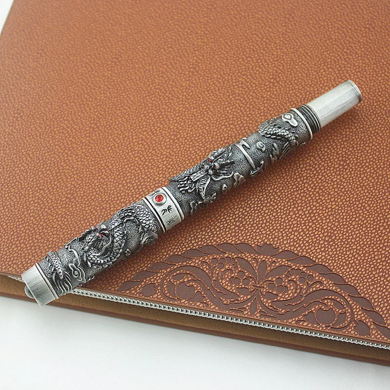 High Quality Luxury Dragon Ballpoint Pen Vintage 0.7MM Nib JINHAO Ball Pen Novelty Gift Office Supplies Stationery Caneta