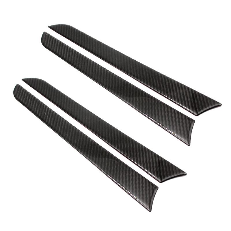 For Audi A4 B8 A5 2009 2010 2011 2012 2013 2014 2015 2016 4pcs Car Accessories Window Door Panel Decor Cover Sticker Trim Strips