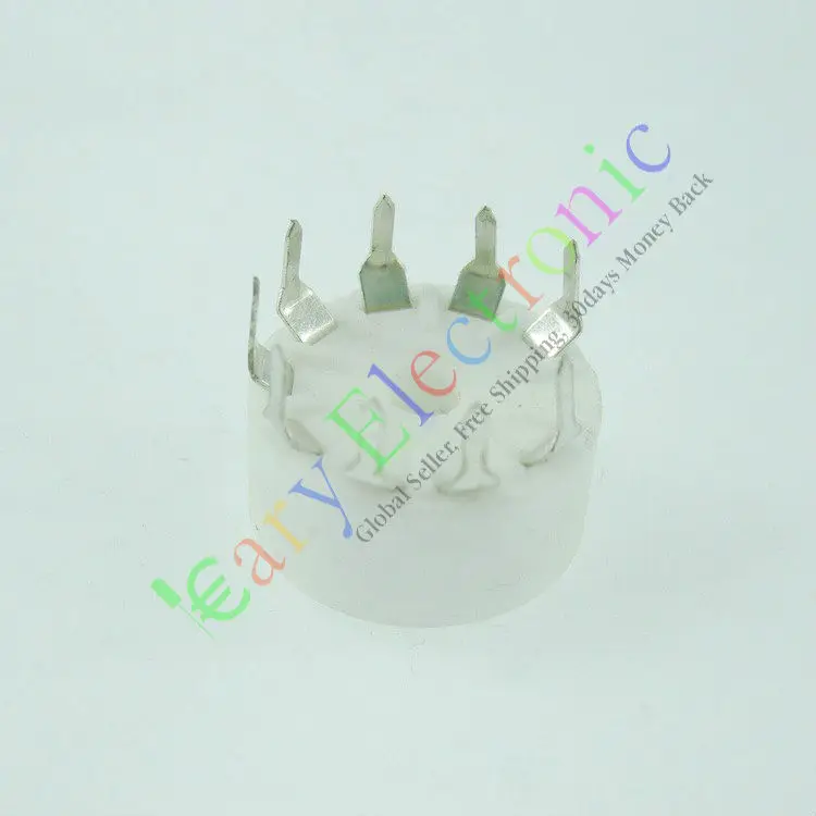 Wholesale and retail 4PCS 9 PIN PCB ceramics VACCUM TUBE SOCKET SAVER FOR 12AU7 12AX7B AUDIO tube amp free shipping