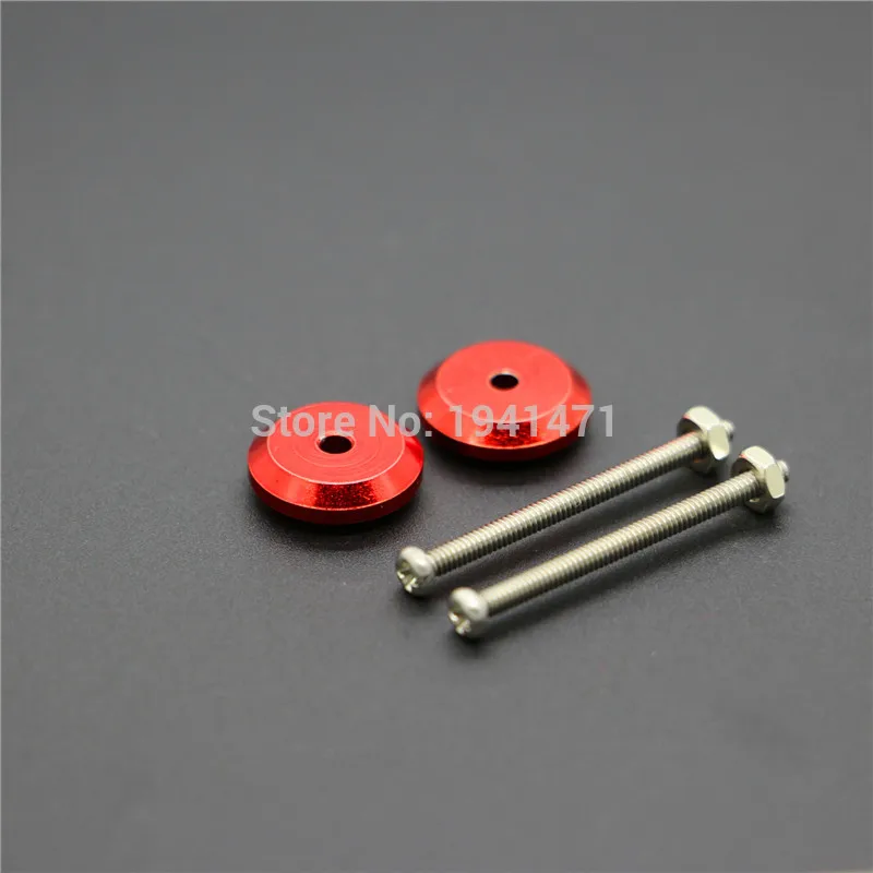 Free Shipping 10Pcs Adjust Mass Dampers Thin Small Flat Weight For 1/32 Scale Tamiya Mini 4WD Car Model 94947