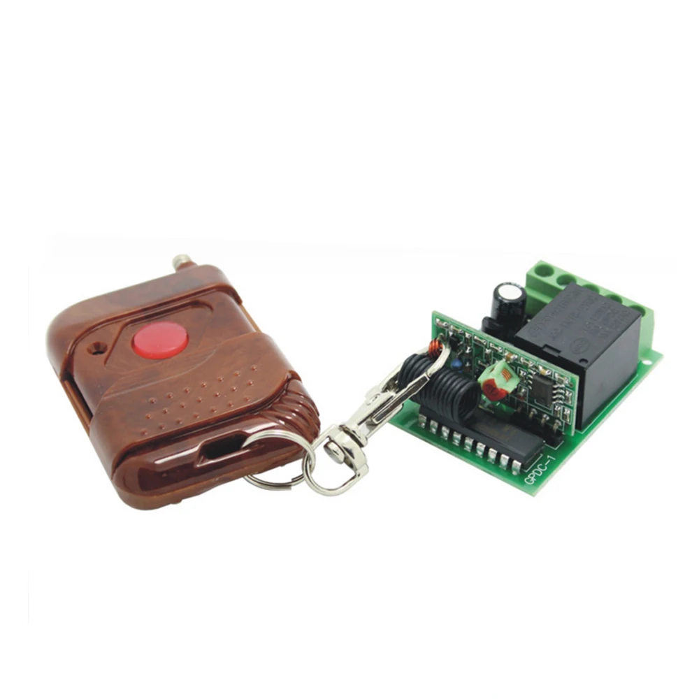 

DC12V Wireless Remote Control Switch / Exit button 50M distance / penetration /a remote +receiver board