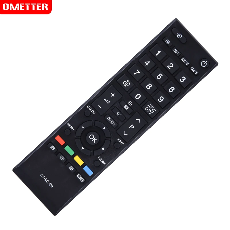 新ブラックユニバーサルリモートコントロールCT-90329テレビコントローラ東芝液晶スマートテレビスマート · リモート