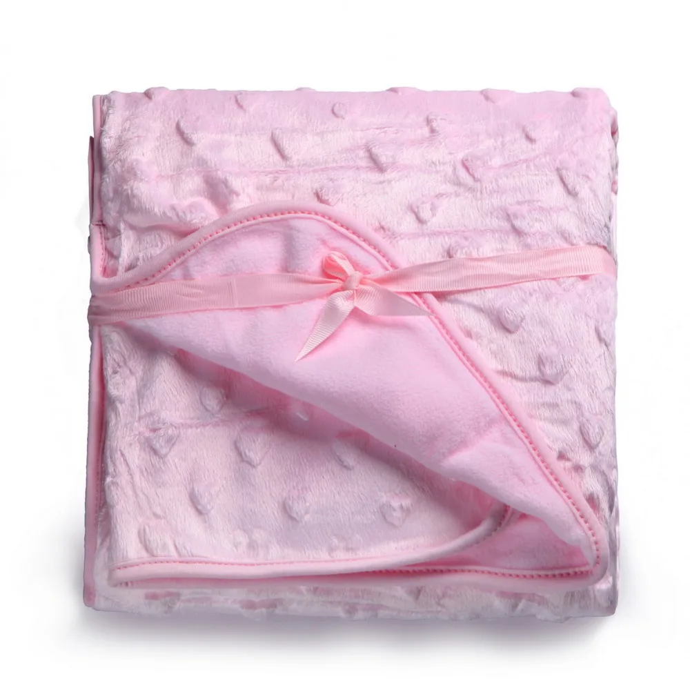 Baby Blanket Newborn Thermal Soft Fleece Blanket & Swaddling Bedding Set 75cm*100cm