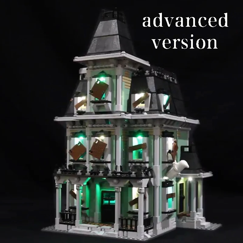 

Led Light For Lego 10228 Monster Fighter The Haunted House Building Blocks Movie Compatible 16007 Toys( light with Battery box)