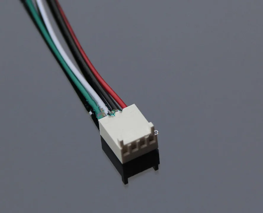 plugue do conector do pwb de 100x molex 4pin 254 mm com fios cabos 150 mm 01