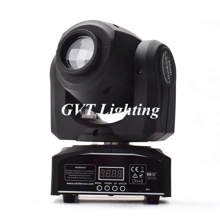 6pcs/lot with flightcase packing DMX512 LED stage gobo mini 30W led moving head lights disco dj lighting led 30W patterns light