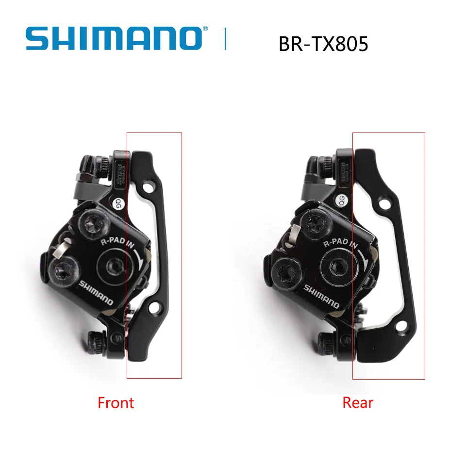Shimano Tourney TX805 Disc Brake Caliper with Resin Pads Front