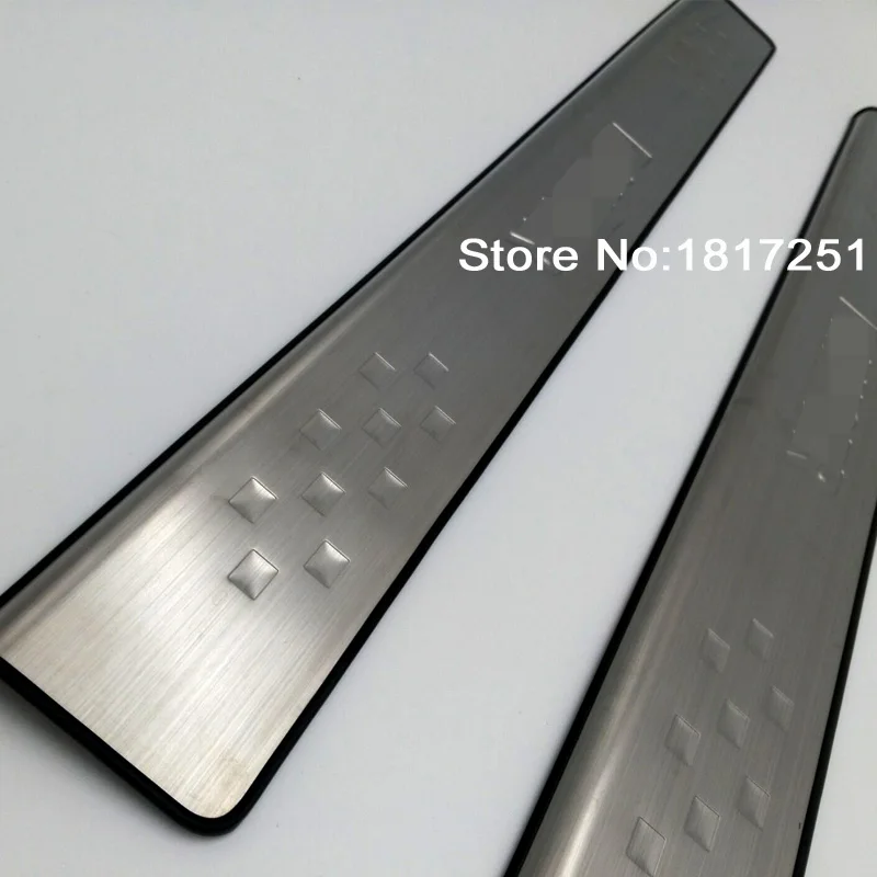 Door Sill Scuff Plate Welcome Pedal Stainless Steel for Ford Ranger T6 2012-2018 Auto Accessories