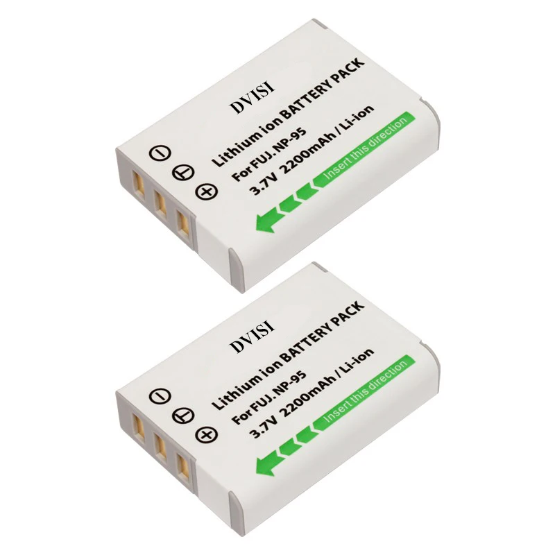 DVISI 2,2 Ач NP-95 NP 95 NP95 FNP95 Аккумуляторная батарея для Fujifilm X30 X100 X100S X100T XS1 FinePix F30 F31 Real 3D W1