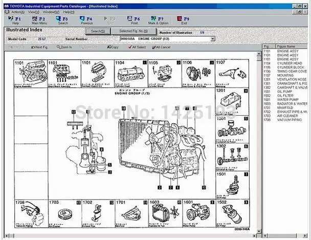 Industrial Equipment v2.27 [ 2019 ] For Toyota forklift EPC