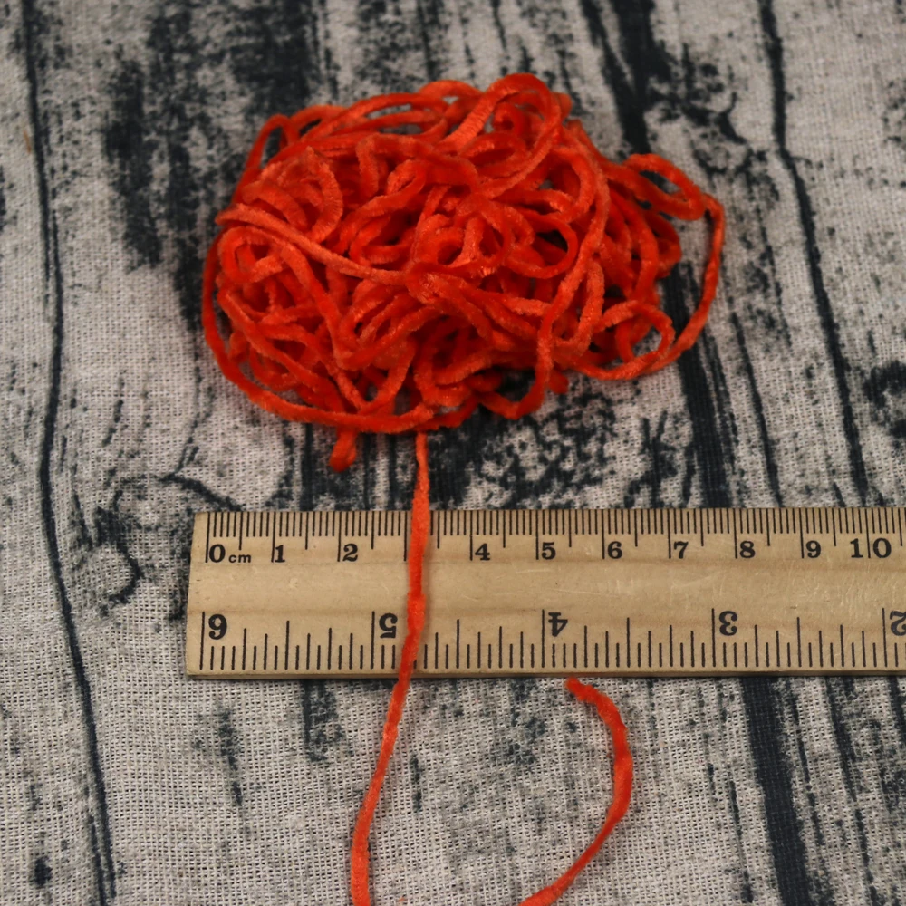 Bimoo Size M 5m/bag Fly Tying Material Chenille Wooly Bugger Tying Chenille White Green Orange Black Purple Color