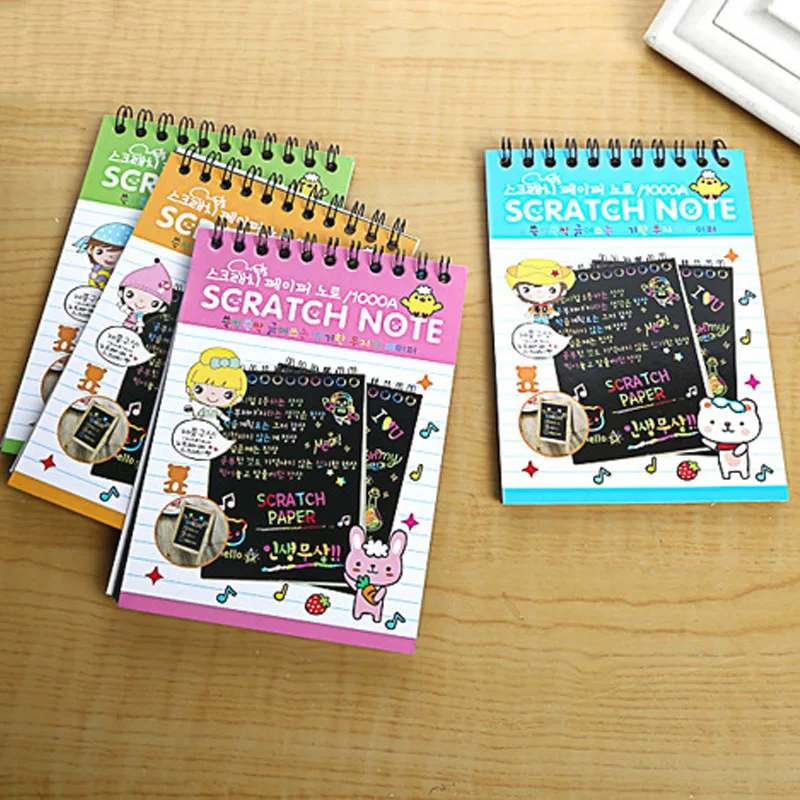 Блокнот для рисования, черный картон, 1 шт.