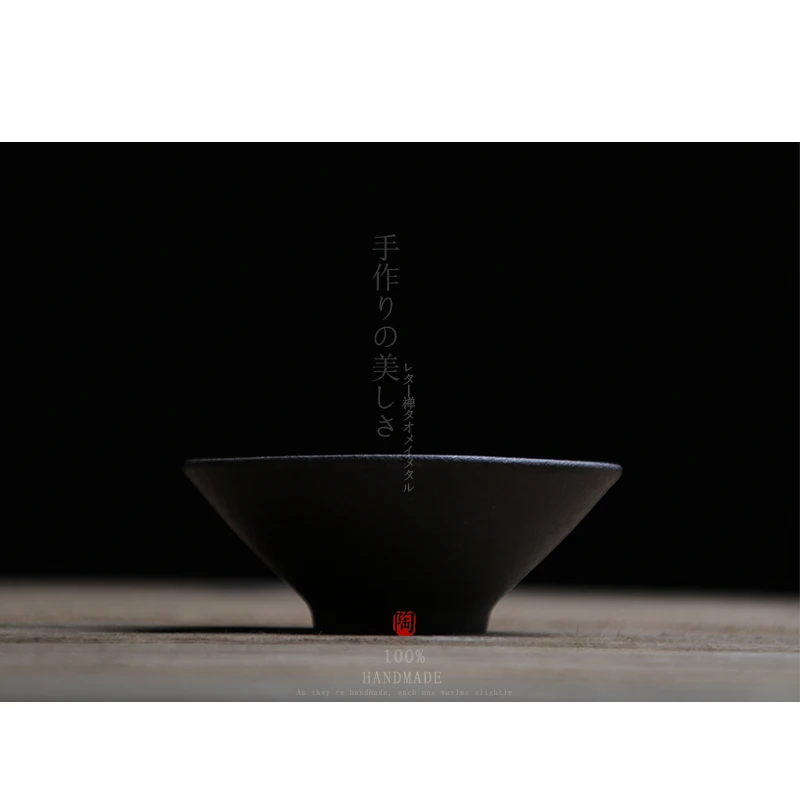 TANGPIN black crockery japanese ceramic tea cup for puer teacups porcelain chinese kung fu cup drinkware