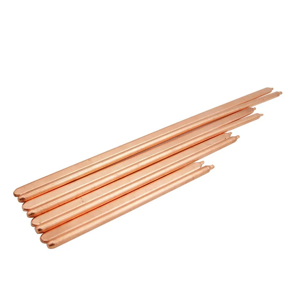 Pure Copper Tube Tubing 100/150/200/250/300/400mm For Computer Laptop Cooling Notebook Heat Pipe Flat or Round Optional