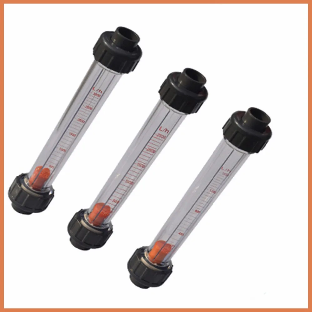 

LZB-15S Plastic Flowmeter Water Rotameter (Short Tube BSP thread Connection) Flow range 5-50L/h,LZB15S Tools Flow Meters