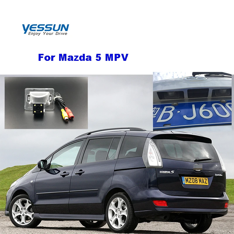 Car rear view Camera For Mazda5 MPV /Mazda 5 2005 2006 2007 2008 2009 2010 for mazda mpv backup Parking reverse camera bracket