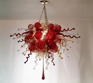 

Chihuly Style Customized Blown Murano Glass Small Cheap Glass Chandeliers Lightings for Home Decor