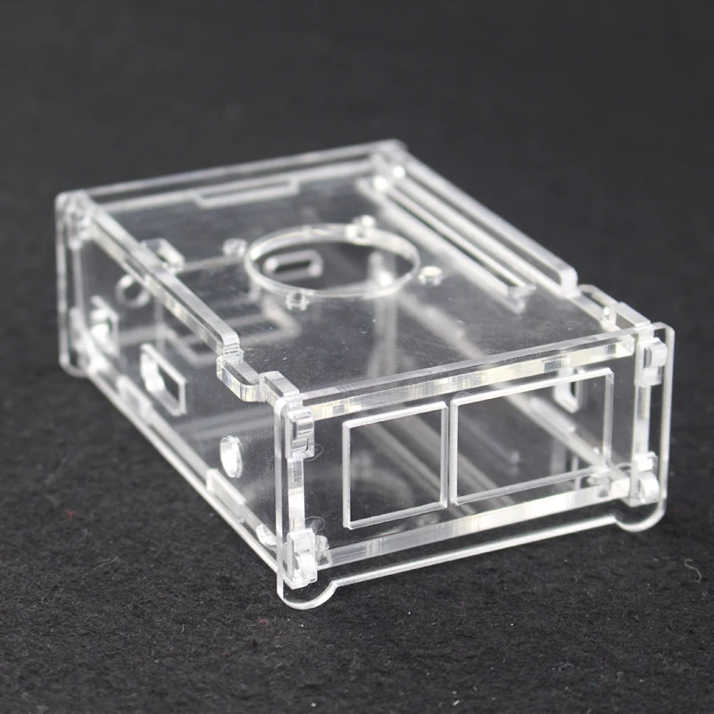 Orange Pi PC Acrylic Case Clear Box Transparent Cover Plastic Shell Protective Enclosure compatible for Orange Pi PC Plus