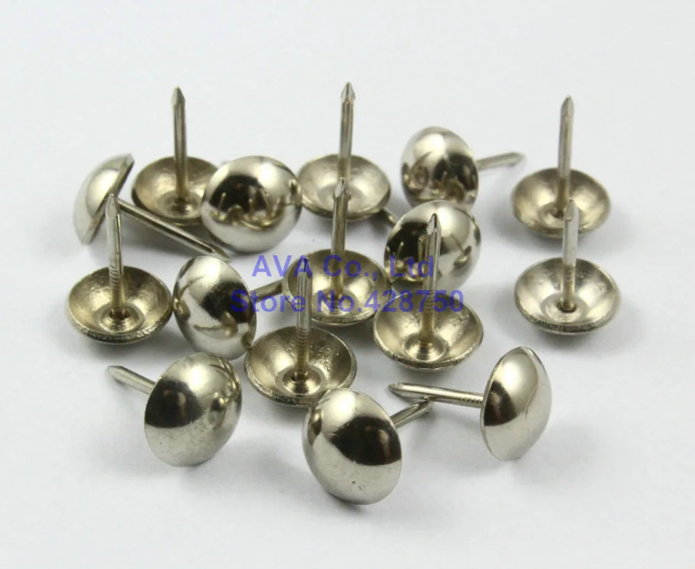 200 Pieces 11mm Silver Upholstery Tacks Nails