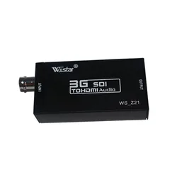 Wiistar 1080P 3G sdi do hdmi konwerter wsparcie HD-SDI / 3G-SDI sygnały pokazuje Sdi2Hdmi Sdi do Hdmi