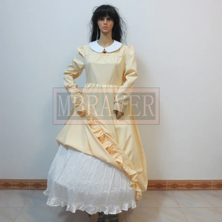 Howl's Moving Castle Sophie Hatter Cosplay Costume Yellow Color Custom Made Any Size