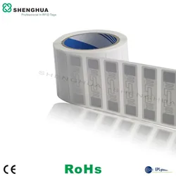 100pcs/pack Monza Chip UHF Long Range RFID Passive With rfid sticker tag sample For card access readers