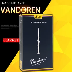 FRANCE Original Vandoren Traditional Bb Clarinet blue box Reeds / Reed for Clarinet Strength 2.0# 2.5 # 3.0# 3.5# Box of 10