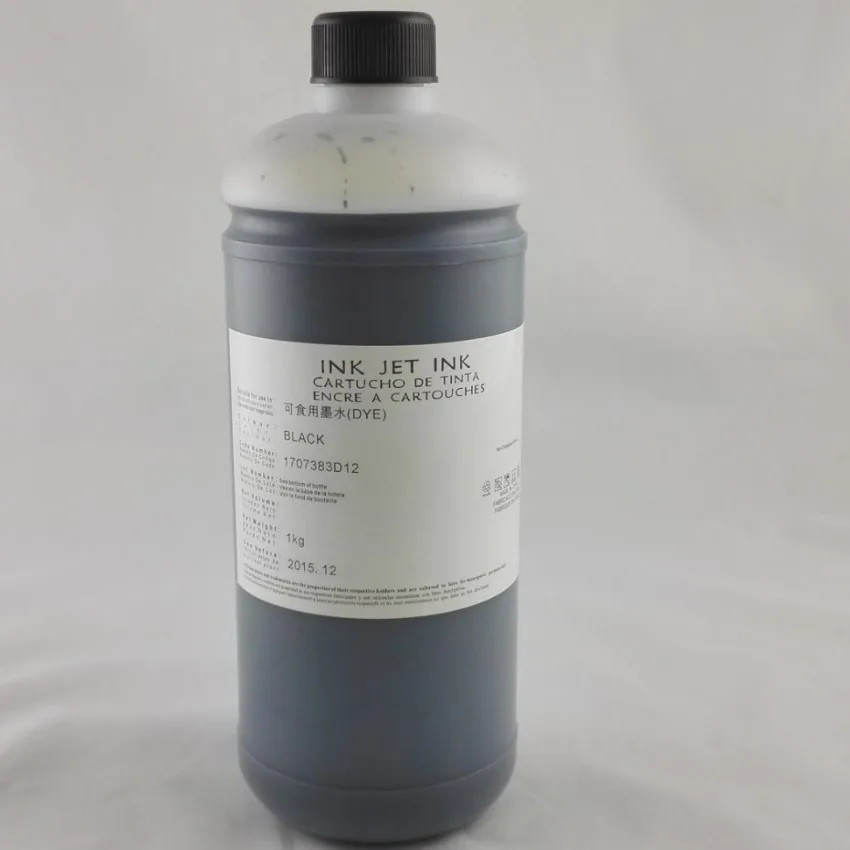 INK WAY On promotion,4*1000ML  Universal Edible Ink For Canon Desktop Inkjet Printer BK C M Y