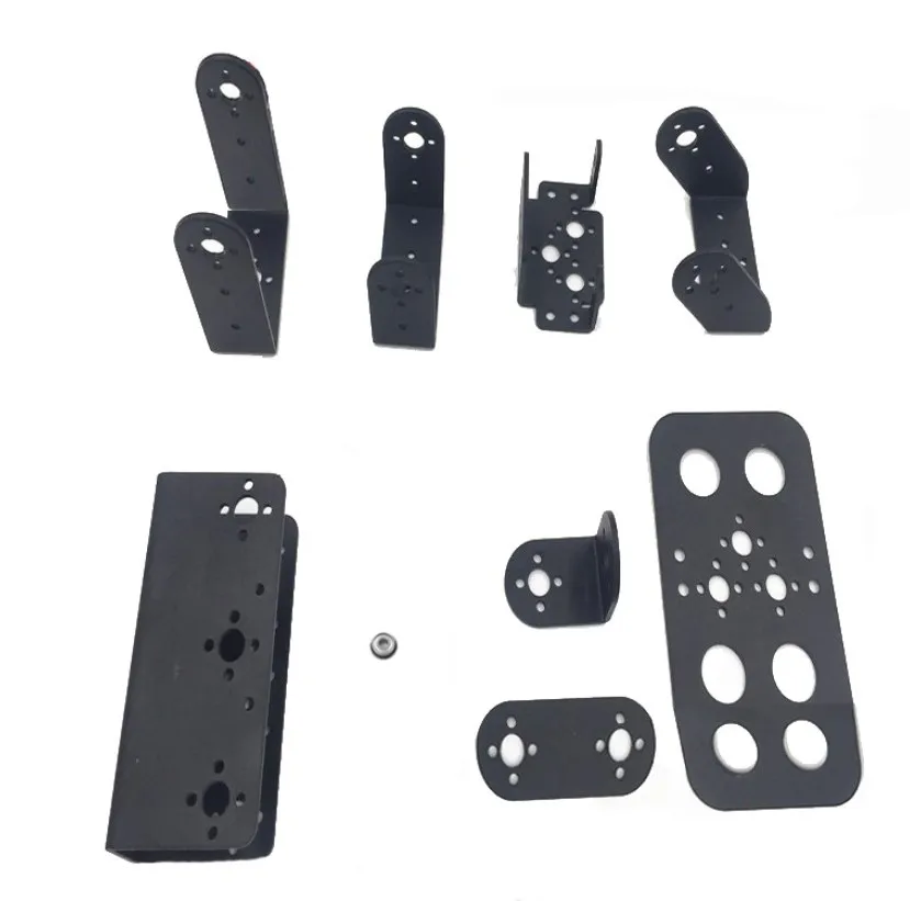 Bracket For Standard Servo/Bearing To DIY Humanoid Robot Accessories/Black