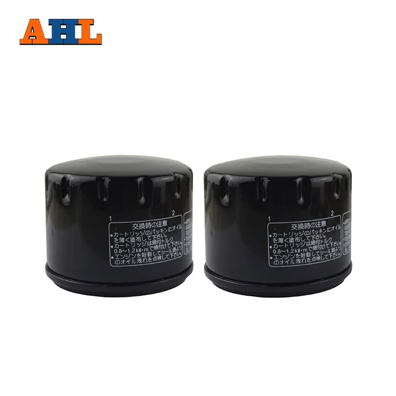 

AHL 2pcs/ set High Performance Powersports Cartridge Oil Filter for APRILIA SHIVER 750 750 2008- 2015