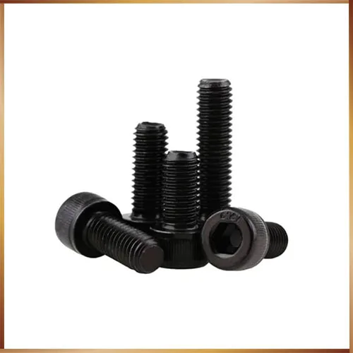 50pcsM4*5/6/8/10/12/14/16 Hexagon socket  screws Hex Head Socket Cap Screw Black 12.9 Grade Boltsm4 screws stainless bolts,nails