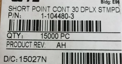 1-104480-3 CONN SOCKET 22-26AWG 30AU CRIMP Terminal connectors housing header 100% new and original part