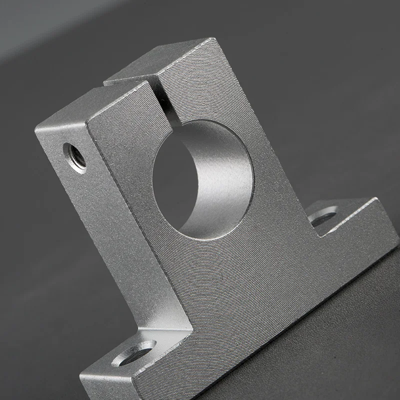 Linear optical axis vertical guide rail slide block movable rod fixing bracket aluminum alloy flange bearing support SK810