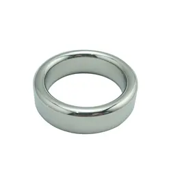 Anillo de metal resistente de acero inoxidable de alta calidad, anillo retardante para pene, Juguetes sexuales, producción de adultos