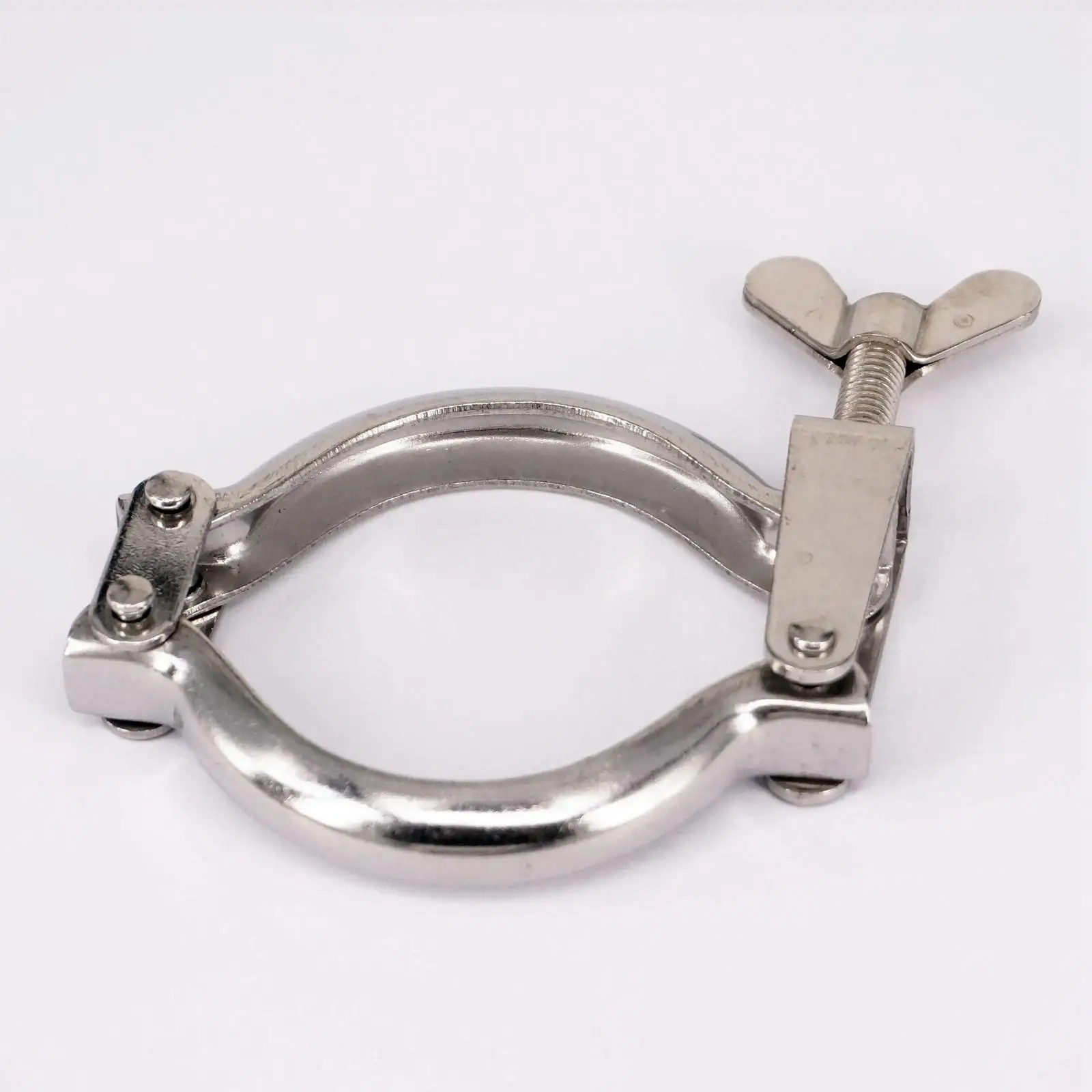 

2" Tri Clamp SS304 Stainless Steel Stamping Tri Clamp Sanitary Fitting Dairy Brewing Tri Clover